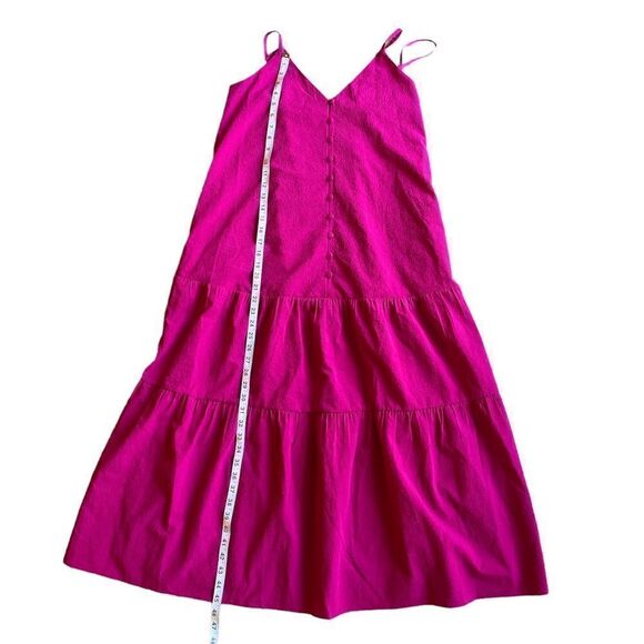 Ted Baker Luaan Button Through Cami Dress Deep Pink Size 2 - US 4-6 - Picture 7 of 11